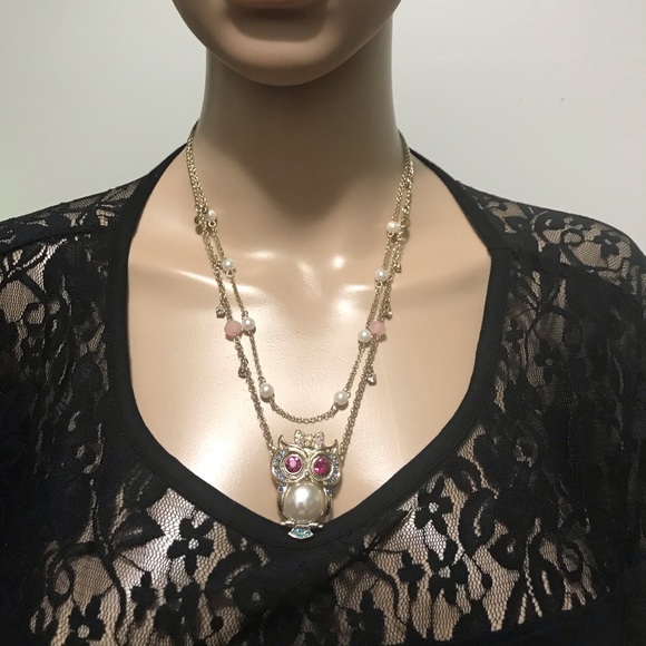 LastOne!!! NWOT -Betsey Johnson Owl / CODE: WN-121 - Picture 3 of 5